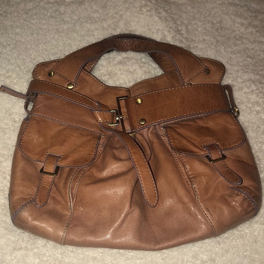 Kooba handle bag. Color is a pinkish tan